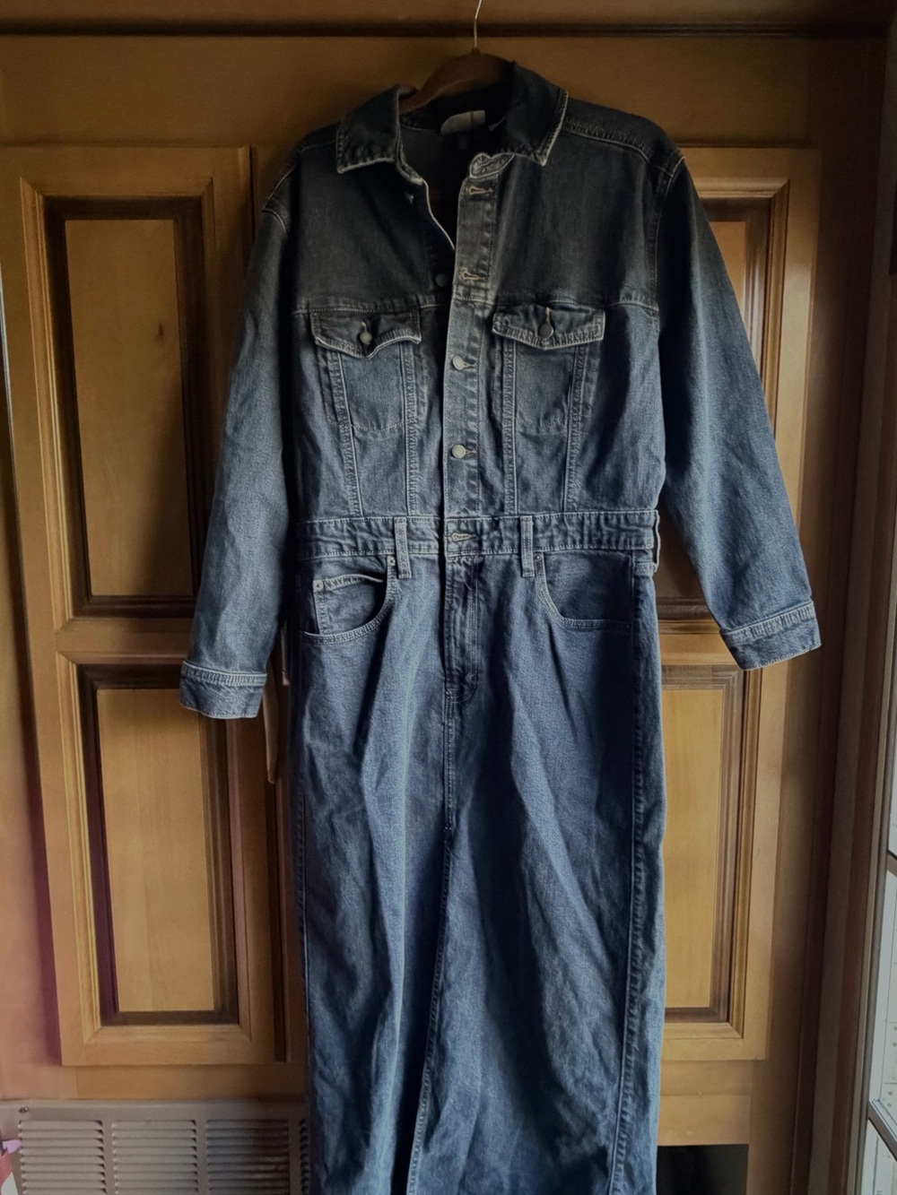 Dark Blue Denim Jumpsuit dress